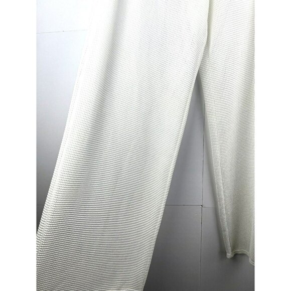 Jordan Taylor Beach Pant M Mesh Pool Cream White Swimsuit Cover Up Crochet Sheer - Picture 2 of 7